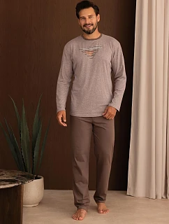 Pyžamo Regina 6007 dlouhé rukávy, velikosti M–3XL, Z26