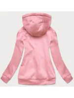 Dámská tepláková mikina v pudrově růžové barvě (W02-38)