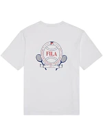 Pánské tričko Fila Parella white FAM1108 10001 pánské