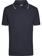 Daiber JN 986 Pánské piqué polo 02.0986 navy/white Daiber JN 986 Pánské piqué polo 02.0986 navy/white