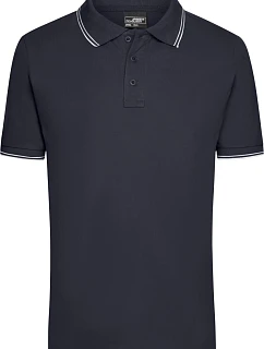 Daiber JN 986 Pánské piqué polo 02.0986 navy/white