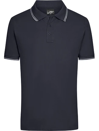 Daiber JN 986 Pánské piqué polo 02.0986 navy/white Daiber JN 986 Pánské piqué polo 02.0986 navy/white