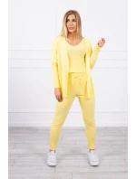 Sada svetrů 3-dílná žlutá