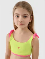 Dívčí dvoudílné plavky 4F - zelené/růžové Dívčí dvoudílné plavky 4F - zelené/růžové