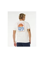 Pánské tričko RIP CURL Pacific Rinse Sunrise Tee, bílé Pánské tričko RIP CURL Pacific Rinse Sunrise Tee, bílé