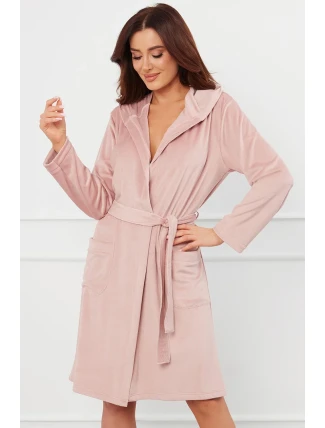 Italian Fashion Akara long barva: pudrově růžová