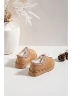 Dětské sněhule s výšivkou Camel Prina Dětské sněhule s výšivkou Camel Prina