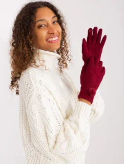 AT RK 23904 rukavice.26 bordó