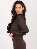 Košile IT KS 28990.05P tmavě hnědá Košile IT KS 28990.05P tmavě hnědá