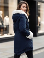 Dámská zimní bunda STARBURST navy blue FashionStreet TY4764