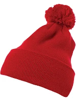 Flexfit 1501P Pletená čepice s bambulí 55.501P red Flexfit 1501P Pletená čepice s bambulí 55.501P red