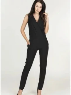 Dámský overal M48650 černý - Ptakmoda