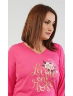 Dámské pyžamo dlouhé Rose Dámské pyžamo dlouhé Rose