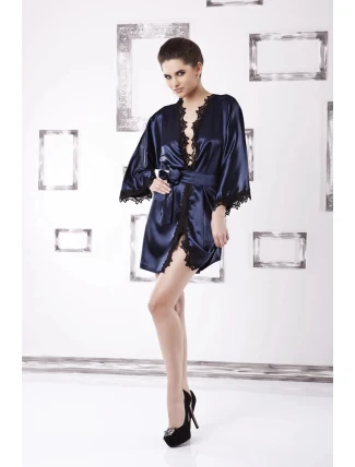 Dámský župan Viola dark blue - DKAREN