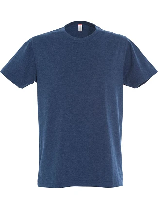 Clique New Classic-T Pánské tričko 67.9360 blue melange Clique New Classic-T Pánské tričko 67.9360 blue melange
