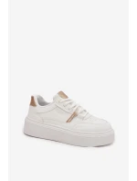 Dámské Sneakersy Na Platformě Big Star SS274359 Bílé