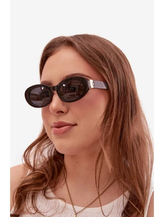 Dámské sluneční brýle s perlami Černé