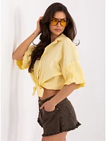 MI košile KS 3389A.90 světle žlutá