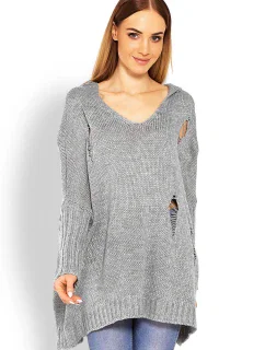 Dlouhý svetr  model 114560 PeeKaBoo