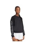 Dámská mikina adidas Animal Print 3-Stripes French Terry Sweatshirt black JM1835