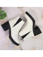 Zateplené boty Artiker W HBH42 s podpatkem na jehlovém podpatku