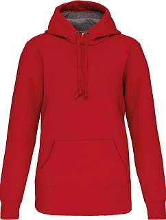 Kariban K 443 Mikina s kapucí z těžké bavlny 20.K443 red