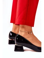 Lakované lodičky Lewski 3118 Černé Lakované lodičky Lewski 3118 Černé