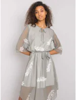 Šaty LK SK 508085.77P šedá Šaty LK SK 508085.77P šedá