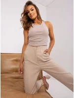 TW SP OB067 kalhoty.41P béžová