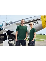 Daiber JN 1801 Dámské pracovní tričko z bio bavlny - Solid 02.1801 turquoise