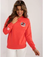 Mikina D10600T02568E coral Mikina D10600T02568E coral