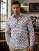 Pánská bílá košile FashionStreet DX2466