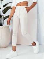 Dámské kalhoty MARINS s béžovými a bílými pruhy FashionStreet UY2081