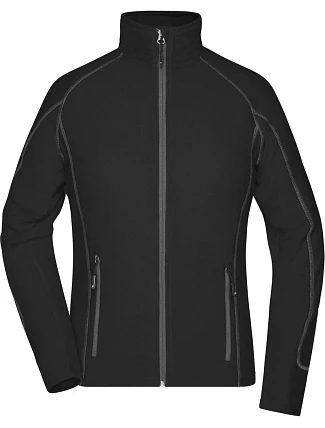 Daiber JN 596 Dámská strukturovaná fleecová bunda 02.0596 black/carbon Daiber JN 596 Dámská strukturovaná fleecová bunda 02.0596 black/carbon