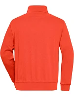 Daiber JN 831 Pracovní mikina s 1/4 zipem 02.0831 spicy orange