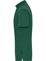 Daiber JN 1806 Pánské pracovní elastické bio polo - Solid 02.1806 dark green