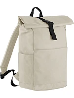 BagBase BG 186 Batoh Roll-Top "Premium Recycled" 52.0186 natural stone