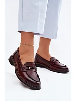 Kožené dámské mokasyny Vinceza 39983 Hnědé