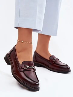 Kožené dámské mokasyny Vinceza 39983 Hnědé