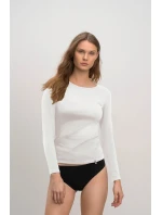 Dámské triko s dlouhým rukávem 21921 Bílá - Vamp