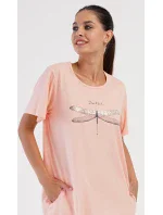 Dámské domácí šaty s krátkým rukávem Vážka Dámské domácí šaty s krátkým rukávem Vážka