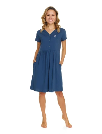 Dámská těhotenská košile 5336 blue - Doctornap