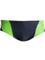 AQUA-SPEED ARTUR šedé/zelené plavecké kalhotky 38 408