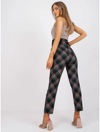 DHJ kalhoty SP 3689.08 černá a zelená DHJ kalhoty SP 3689.08 černá a zelená