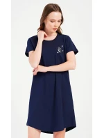 Dámská noční košile s krátkým rukávem Motýlek