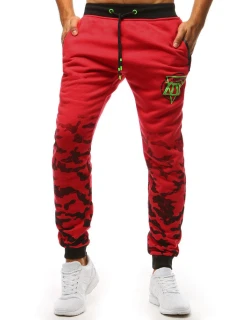 Pánské tepláky červené FashionStreet UX3618