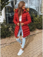 Dámská zimní bunda TERIS červená FashionStreet TY3097 Dámská zimní bunda TERIS červená FashionStreet TY3097