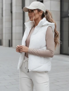 Dámská prošívaná vesta LIKEHUGS bílá FashionStreet TY4975