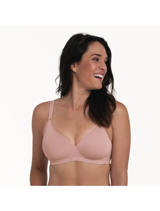 Selma Pure soft podprsenka košíčky se spacer-výztuží 5231 rosewood - RosaFaia
