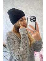 Tenká čepice Oliwia K252 černá